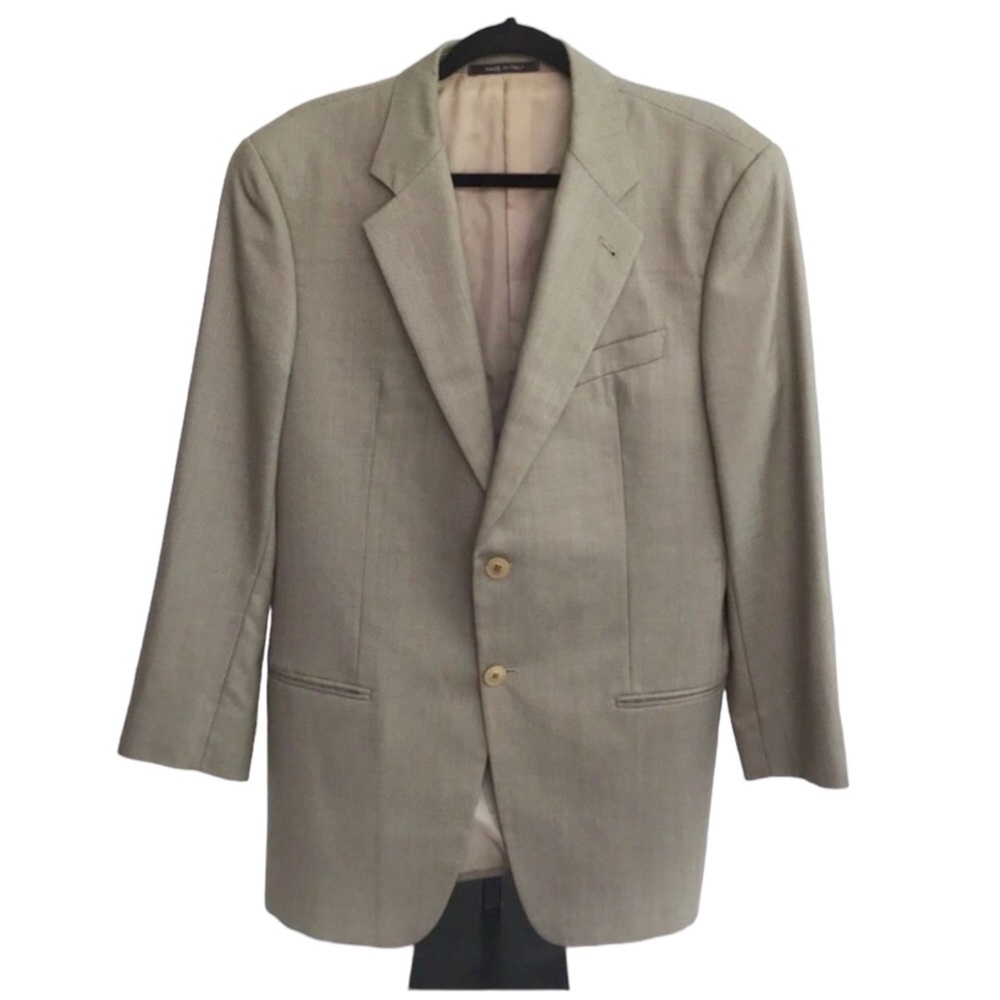 Giorgio Armani silk/wool 2 button blazer. 40R